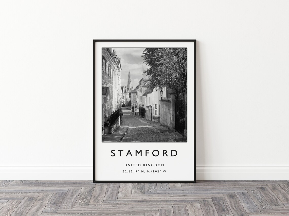 Stamford Travel Poster, English City Travel Art - Image 2