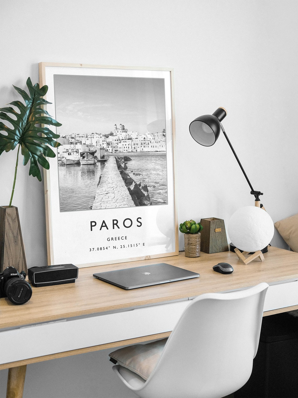 Paros Travel Print Greece Travel Poster Greece Travel Print Beach Travel Poster Sea Travel Art Travel Gift - Image 2