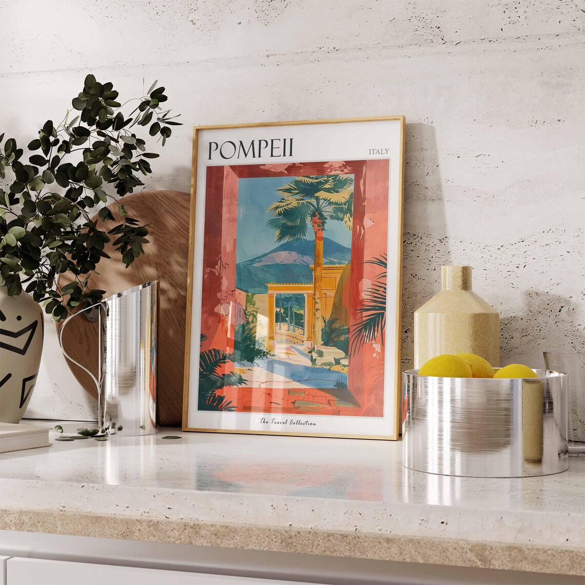 Pompeii Travel Poster, Italy Wall Art Print - Image 3