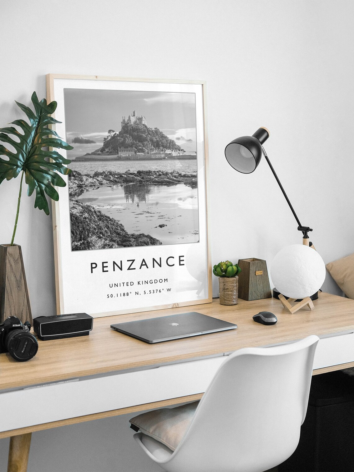 Penzance Travel Poster, English Seaside Art Print - Image 3