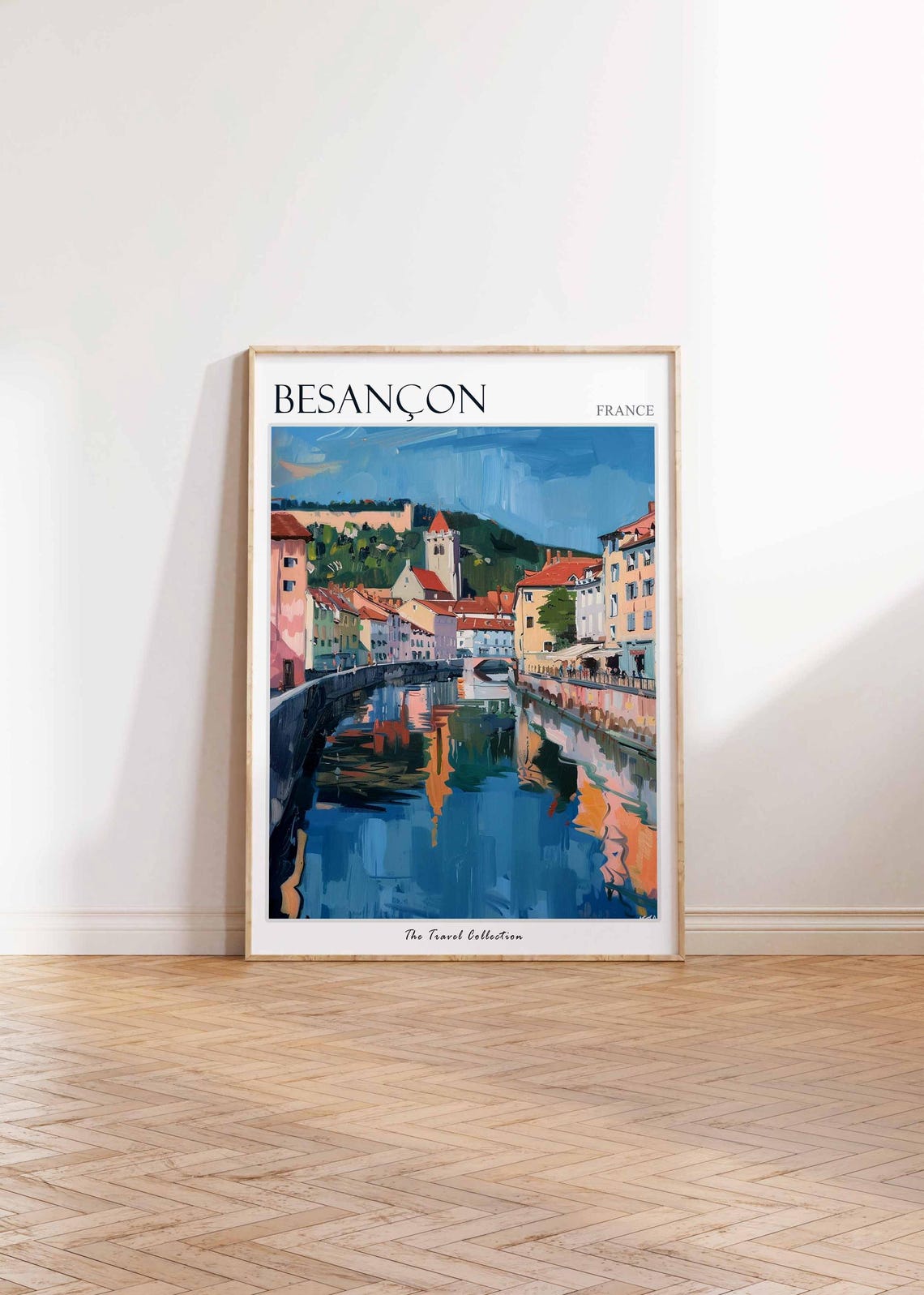 Besanon Poster France Travel Print French Decor Europe Travel Poster European Wall Art Besanon Gift Besanon Travel Poster - Image 2