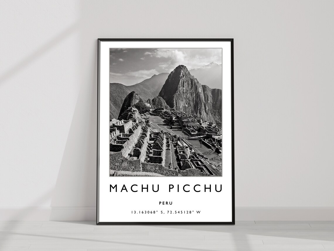 Machu Picchu Peru Travel Art Poster - Image 2