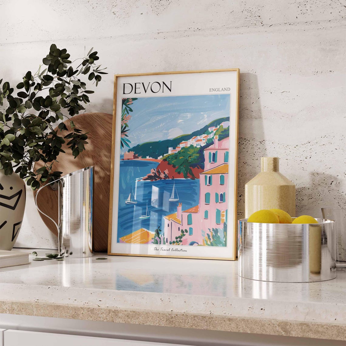 Devon Poster England Travel Print Devon Travel Art Devon Wall Art England Travel Devon Home Decor Devon Travel Gift - Image 3