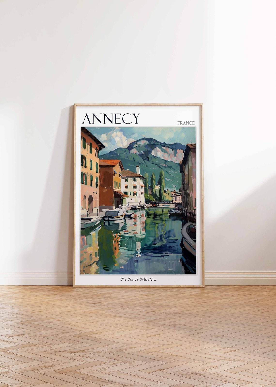 Annecy Poster France Travel Print French Decor Europe Travel Poster Annecy Wall Art European Decor Annecy Gift Annecy Travel Poster - Image 2