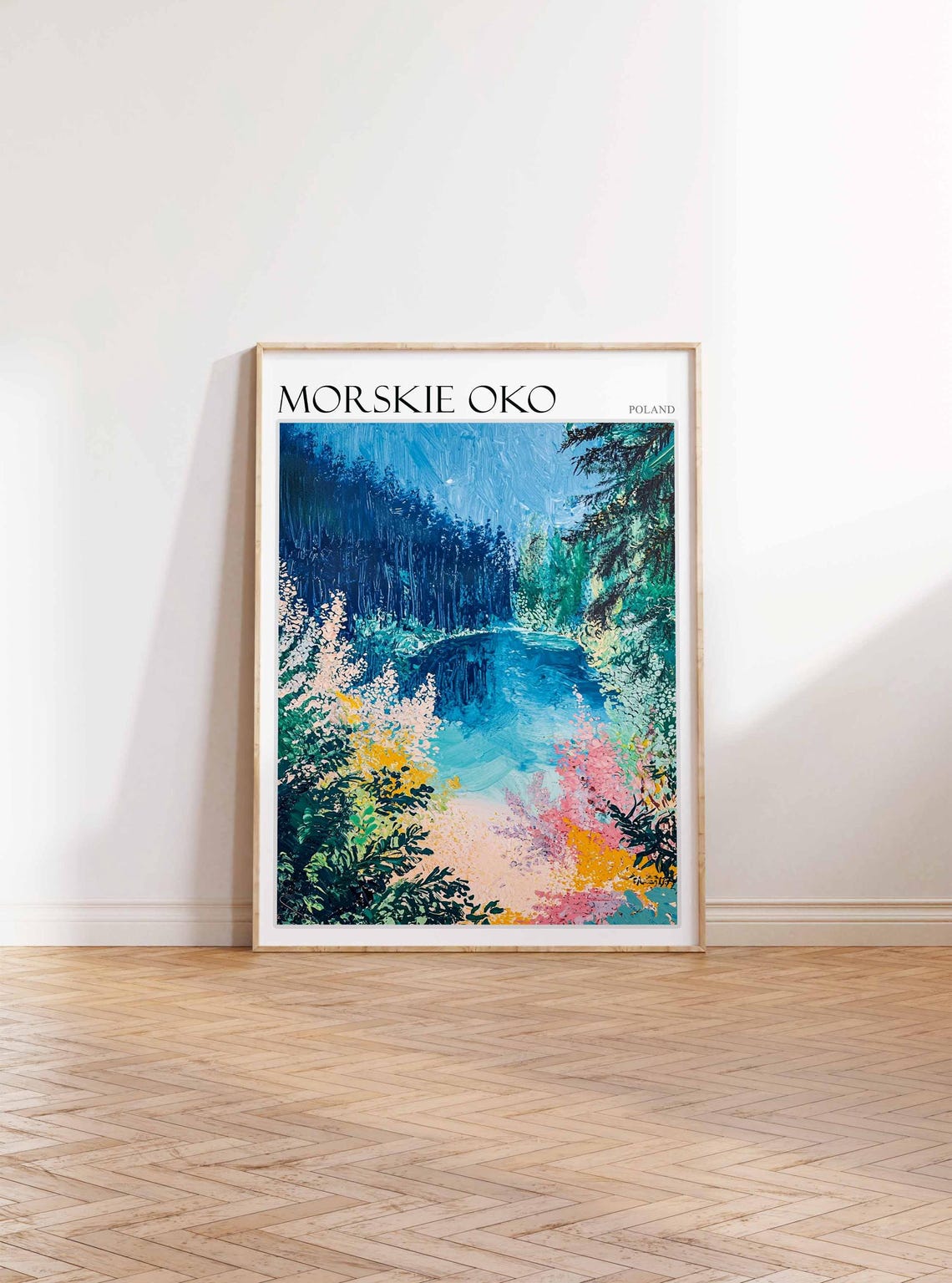 Morskie Oko Poster Morskie Oko Travel Print Poland Wall Art Poland Travel Print European Decor City Print Poland Gift - Image 4