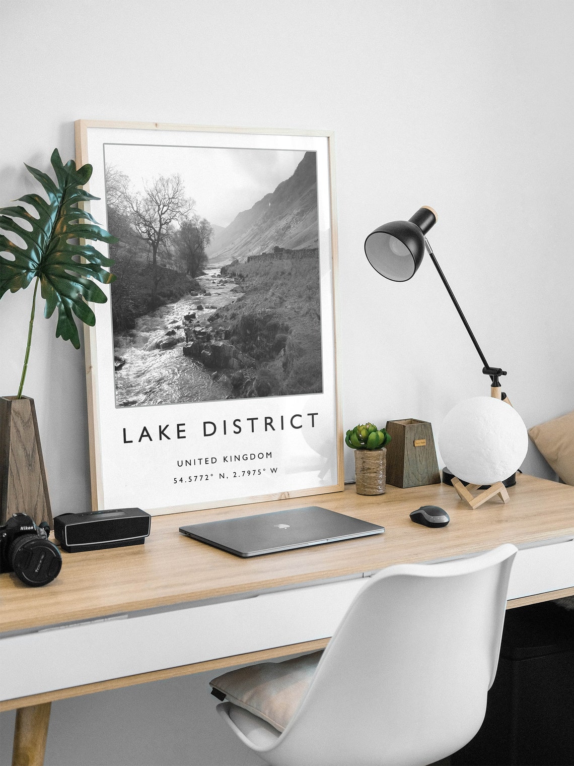 Lake District Travel Print Lake District England Travel Poster Uk Travel Print Travel Art Travel Poster Black And White Gift A2a3a4 - Image 3