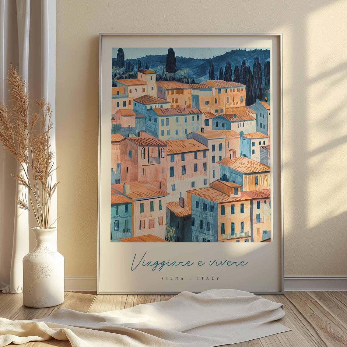Siena Poster Italian Travel Print Siena Travel Art Siena Wall Art Italy Art Italy Travel Decor Italian Travel Gift - Image 2