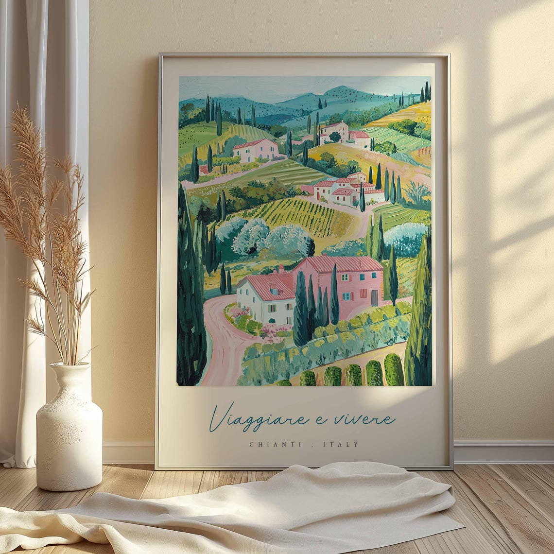 Chianti Poster Chianti Travel Print Chianti Travel Art Chianti Wall Art Italy Art Italy Travel Decor Italian Travel Gift - Image 2