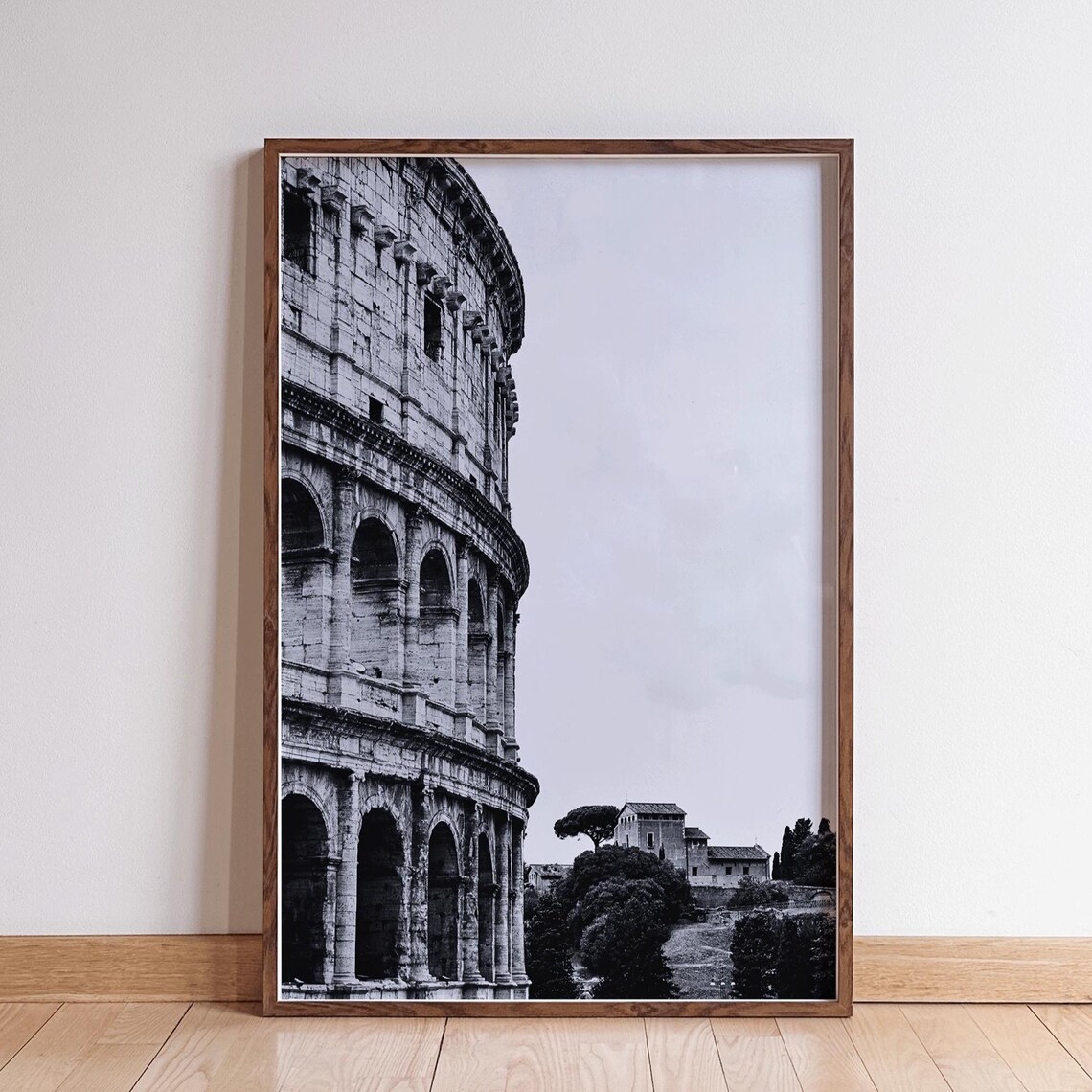 Colosseum Rome Italy Photography, Scenic Wall Art Print