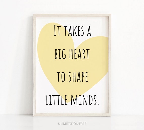 Teacher Appreciation Teacher Quote, Back To School Art Print