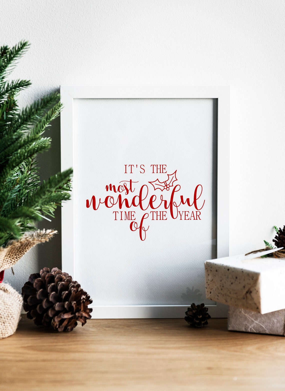 Instant Christmas Wall Art Poster Print - Image 3
