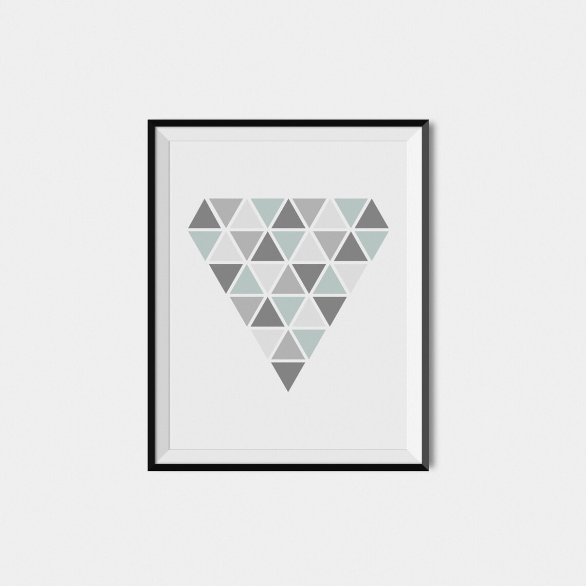 Geometric Abstract Art Print, Modern Wall Decor - Image 2