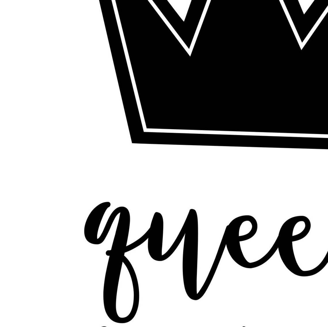 Monochrome Nursery Print Girl Nursery Art Monochrome Baby Print Baby Girl Decor Black White Nursery Wall Art Girls Room Art - Image 4