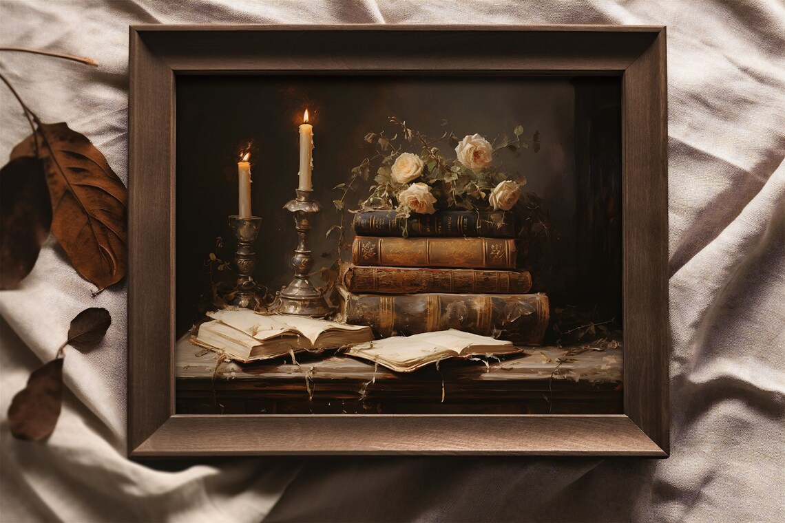 Dark Romance Bookish Art Print, Dark Academia - Image 5