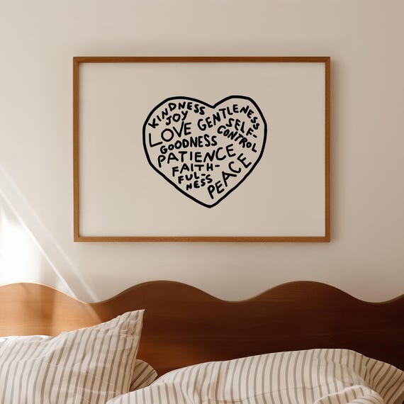 Fruit Of The Spirit Scripture Art Print
