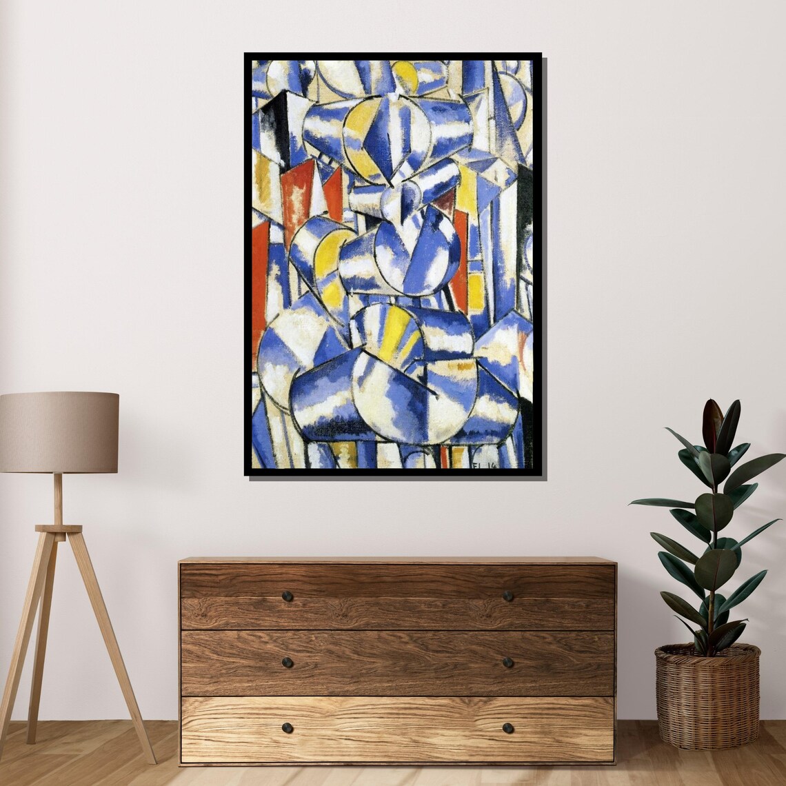 Fernand L e9ger Cubist Abstract Geometric Art Print - Image 4