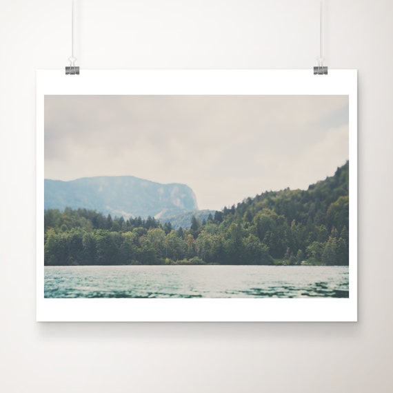 Lake Bled Slovenia Print Julian Alps Photography Wanderlust Art
