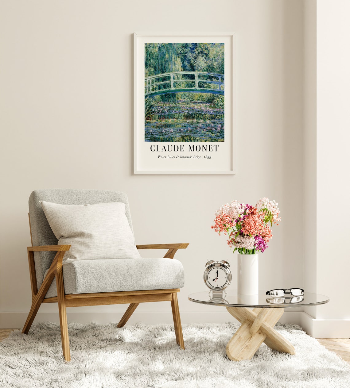 Claude Monet Japanese Bridge Water Lilies 1899 Giverny Pond Poster - Image 7