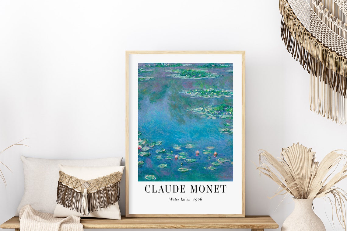 Claude Monet Water Lilies 1906 Giverny Pond Impressionist Poster - Image 5