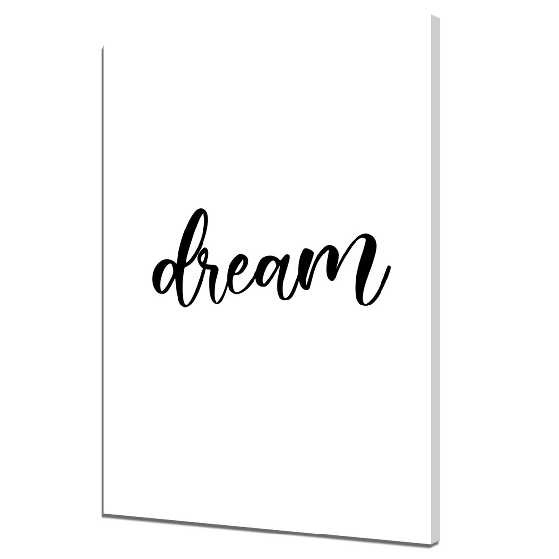 Dream Inspirational Typography Abstract Modern Design Decor Print Wall Art Picture