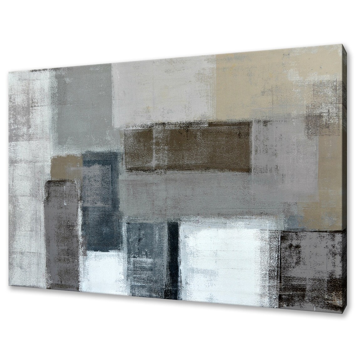 Abstract Oil Painting Style Modern Design Wall Art Print