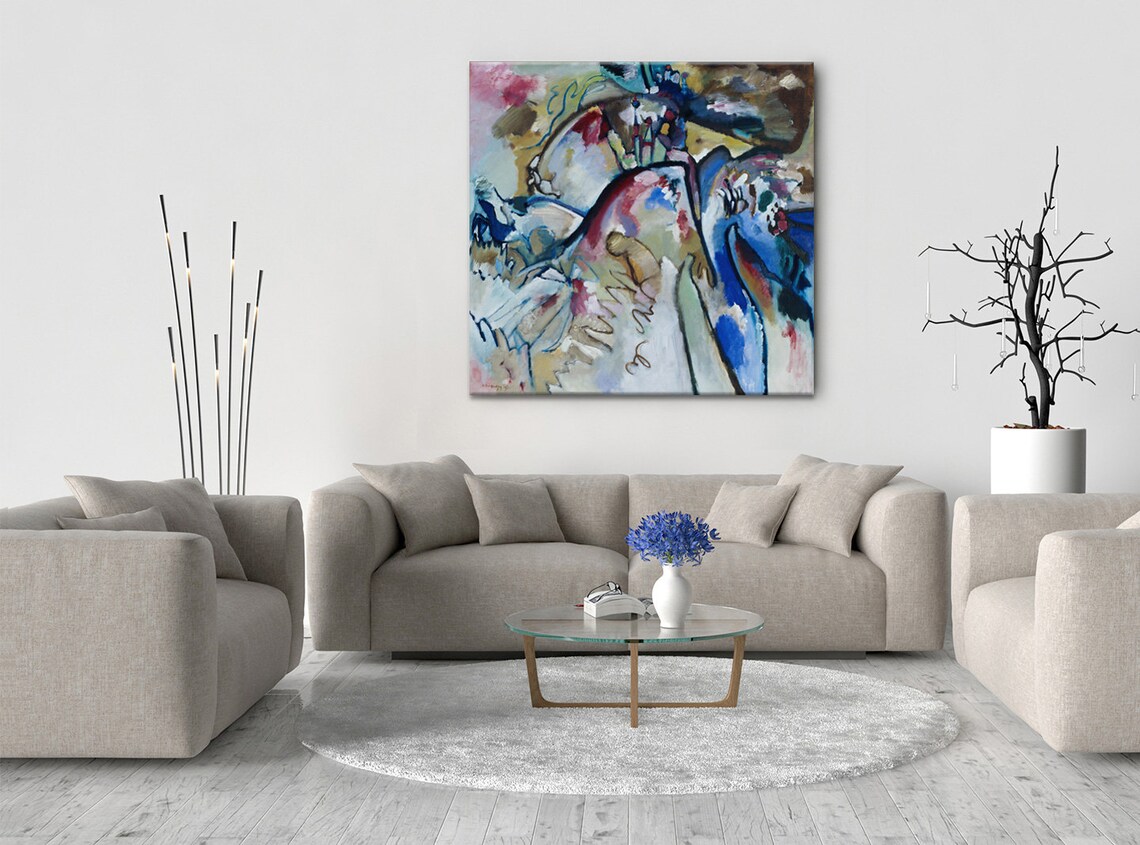 Wassily Kandinsky Improvisation 21a, Abstract Art Print - Image 2