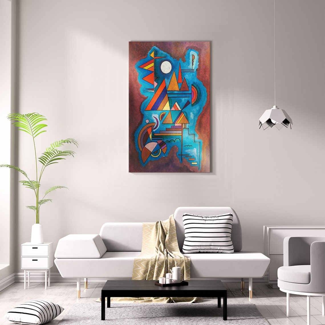 Wassily Kandinsky Standing 1930 Classic Design Abstract Decor Reproduction Print Wall Art Picture - Image 2