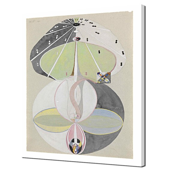 Hilma Af Klint Abstract The Tree Of Knowledge No 5 Print Wall Art Picture