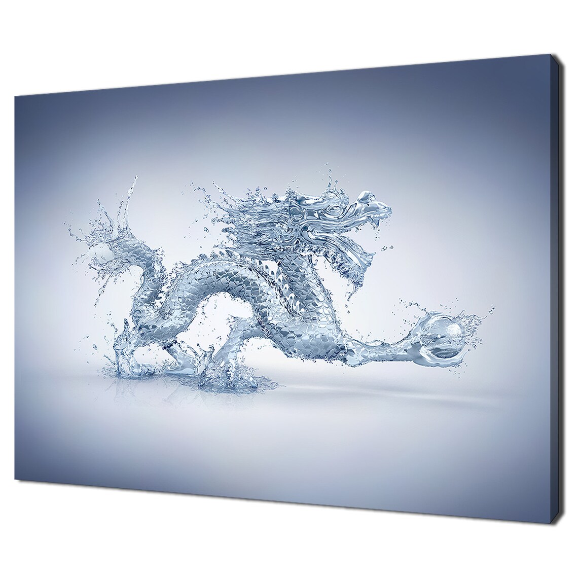 Water Dragon Abstract Modern Design Art Print