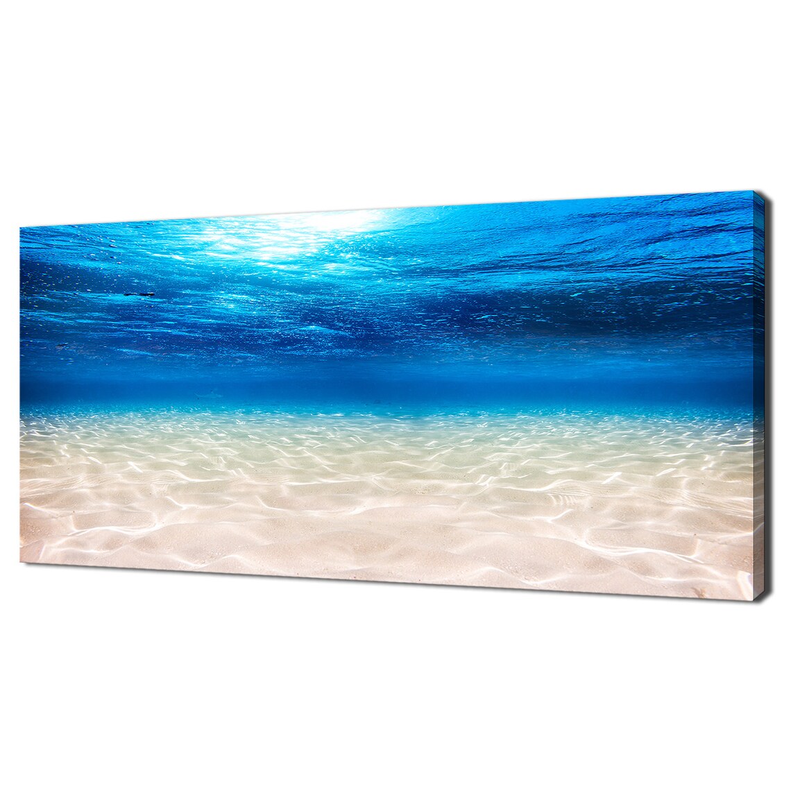 Underwater Blue Ocean, Modern Design Art Print