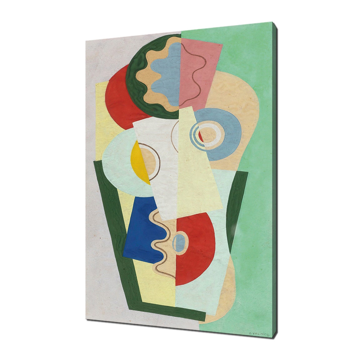 Georges Valmier 1930 Bouquet De Fleurs Cubist Abstract Art Print