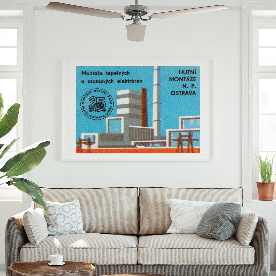 Nuclear Power Plant Vintage Poster Print - Image 3