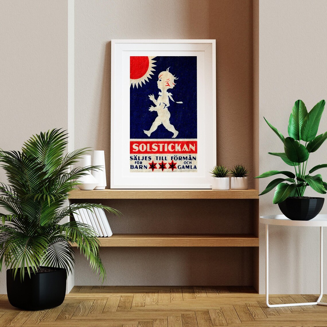 Walking Child Sweden Vintage Poster Print - Image 2