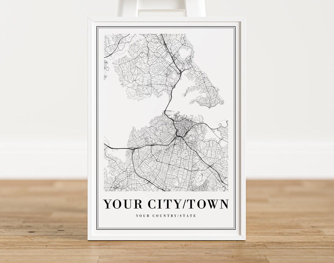 Custom City Map Personalized Map Poster - Image 5