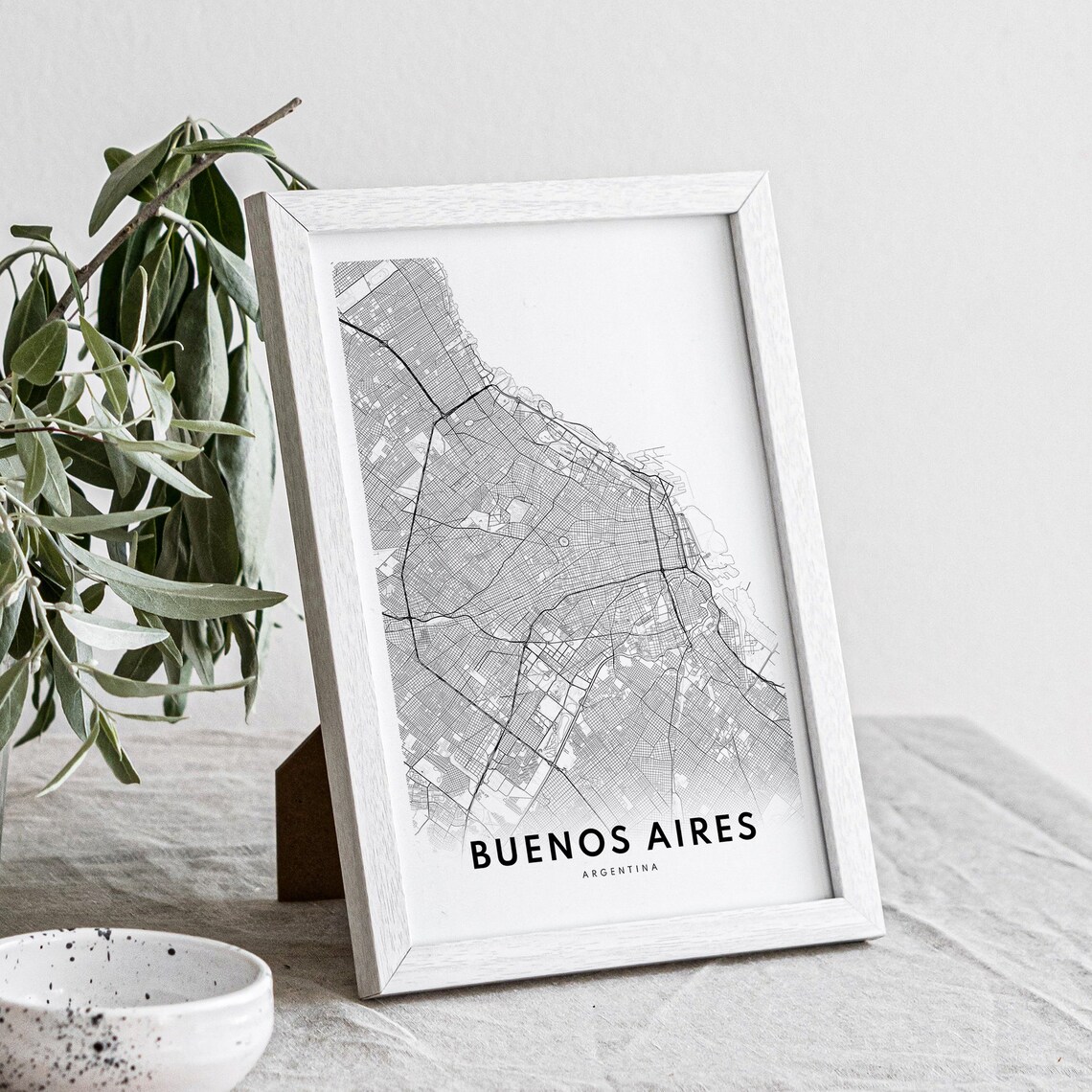 Buenos Aires Map Print, Argentina Travel Poster - Image 4