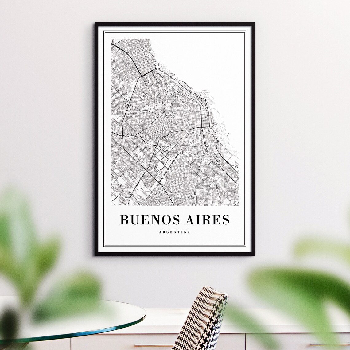 Buenos Aires Map Print, Argentina Travel Poster - Image 3