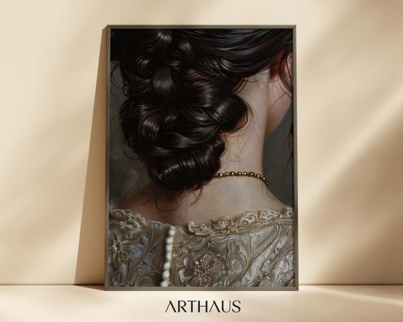 Dark Academia Decor Regency Wall Art Vintage Portrait Alter Art Eclectic Print Moody Decor Antique