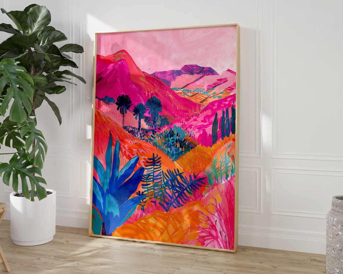 Pink Landscape, Matisse-Inspired Art Print - Image 3