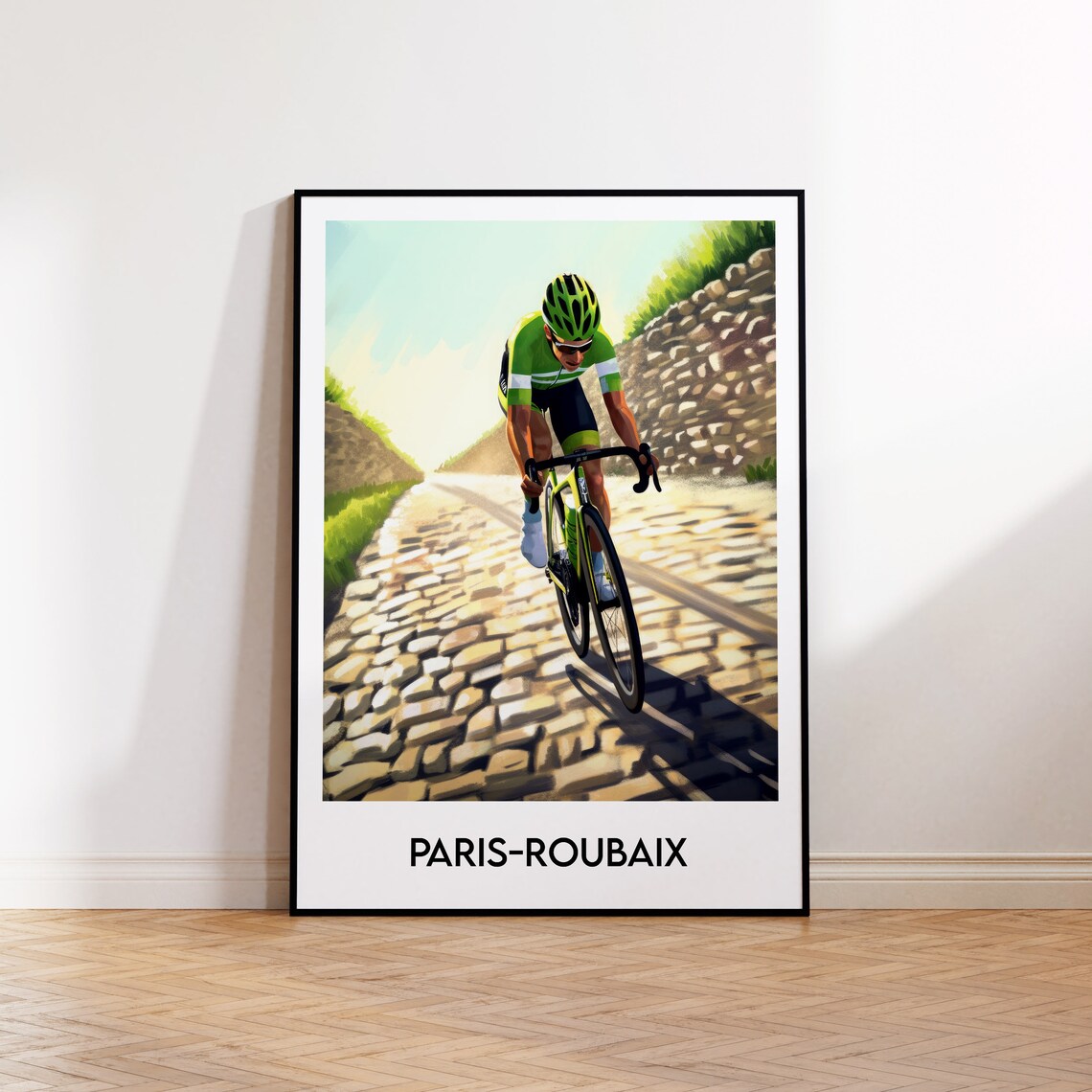 Paris Roubaix, Hell of the North Cycling Art Print