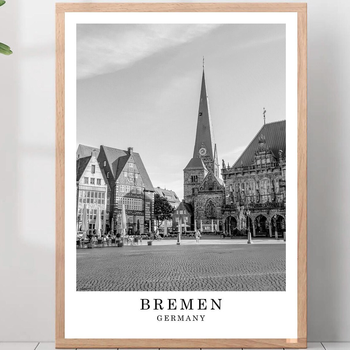 Bremen Marktplatz Town Hall And Cathedral Germany Travel Poster