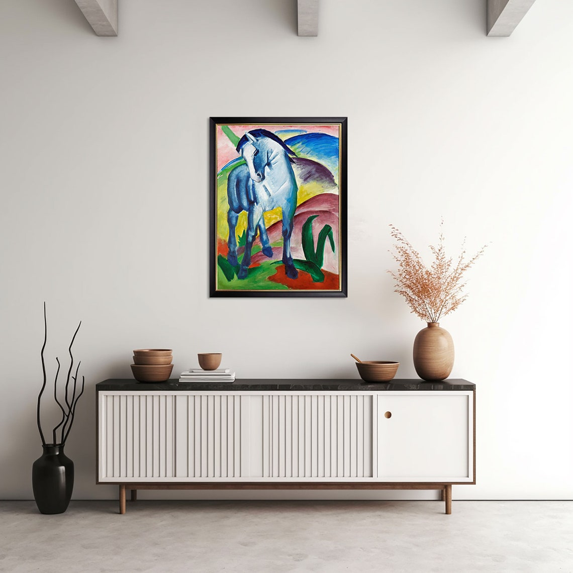 Franz Marc Blue Horse I Expressionist Masterpiece Art Poster - Image 4