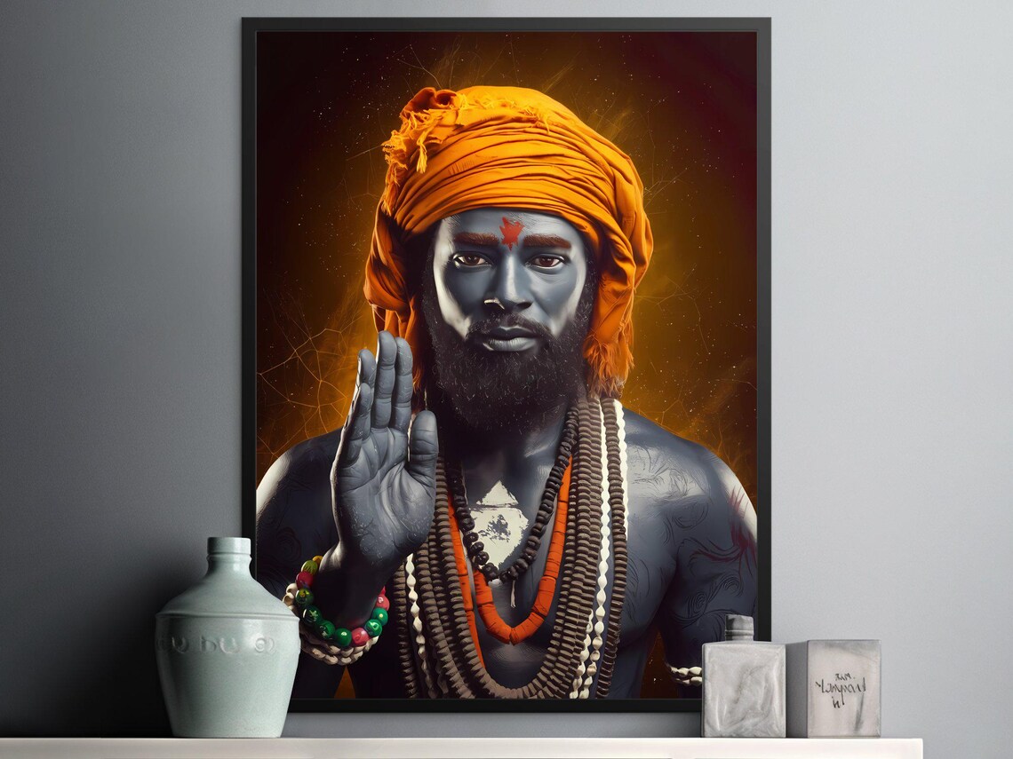 Orisha Art Print, Afro Cuban Yoruba Decor - Image 2