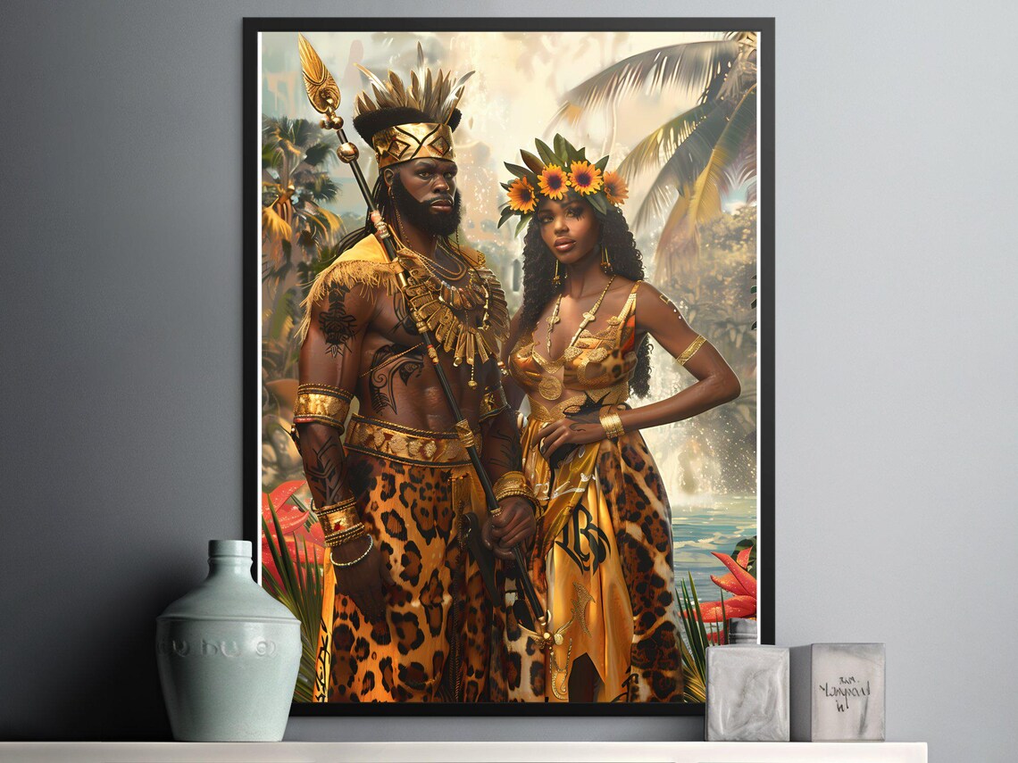 Yoruba Orishas, African Santeria Decor Art Print - Image 2