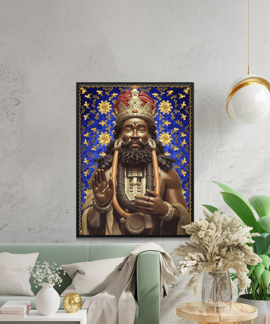 Yoruba Orisha Art Print, Spiritual Cultural Decor - Image 3