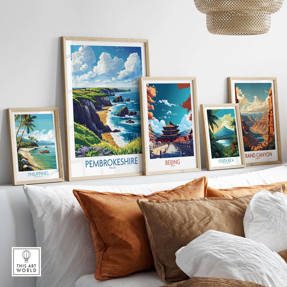 Pembrokeshire Poster, Wales Housewarming Gift - Image 3