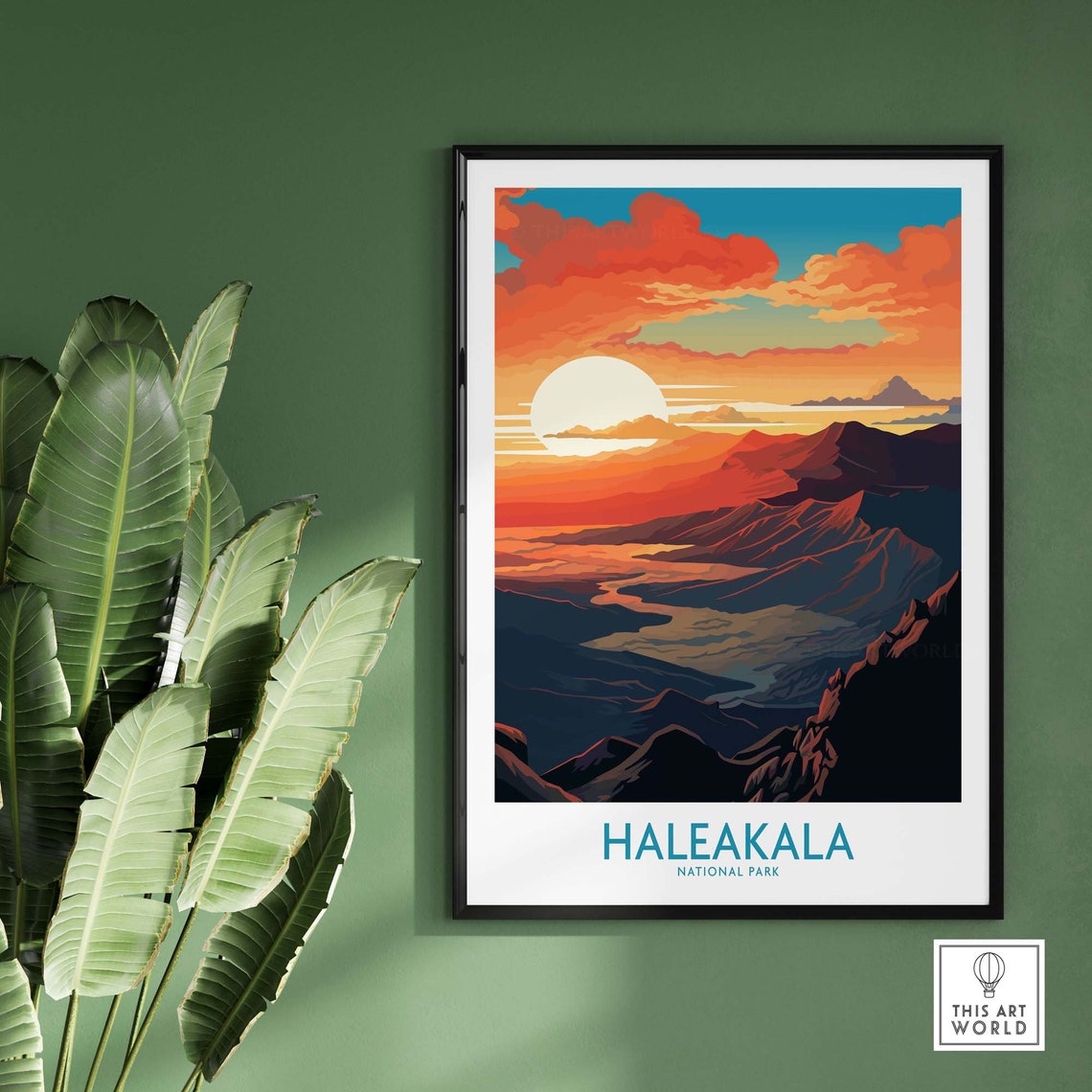 Haleakala National Park Dramatic Sunrise Over Volcanic Crater Poster - Image 2