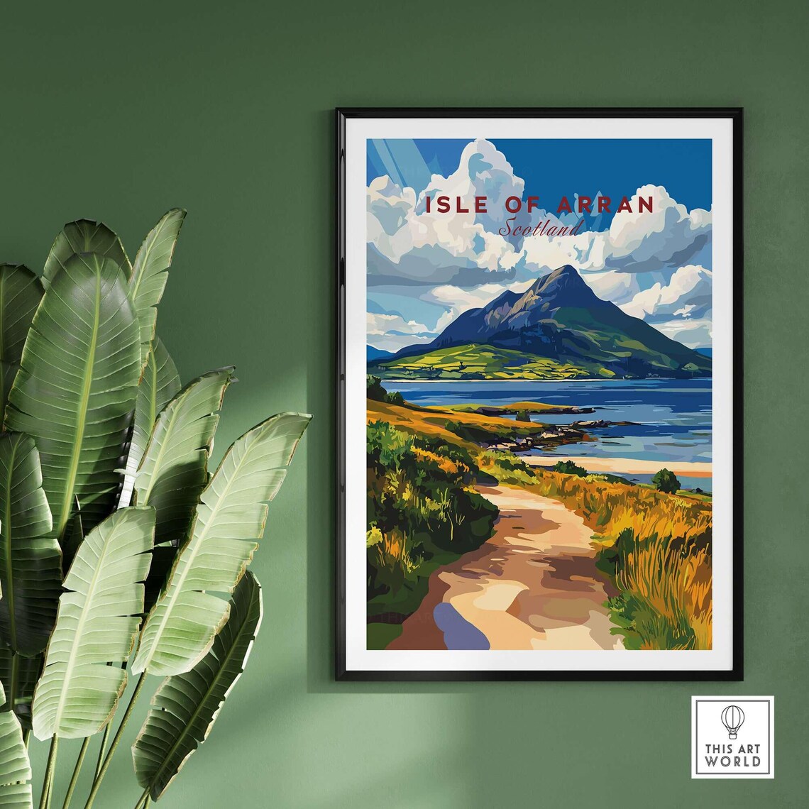 Isle Of Arran Travel Poster, Scotland Wall Art - Image 2