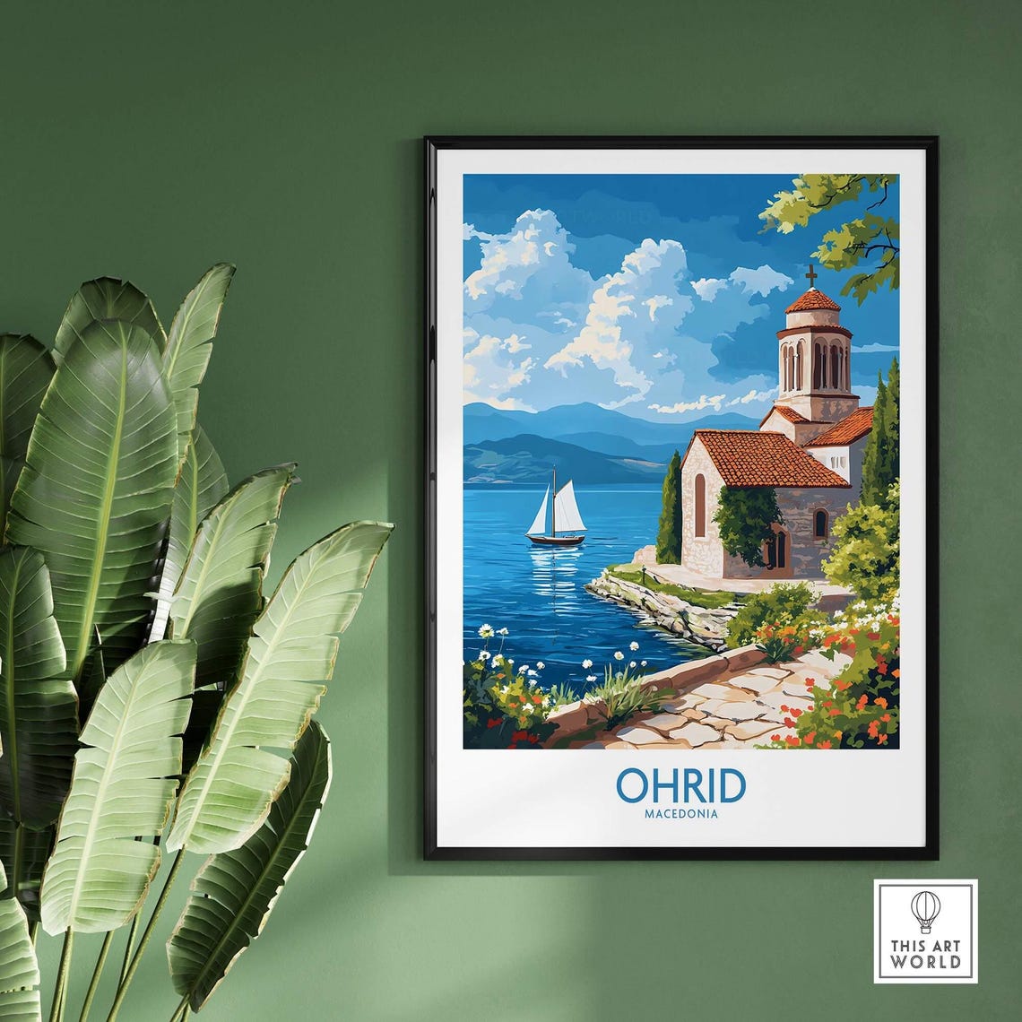 Ohrid, Macedonia Travel Poster - Image 2