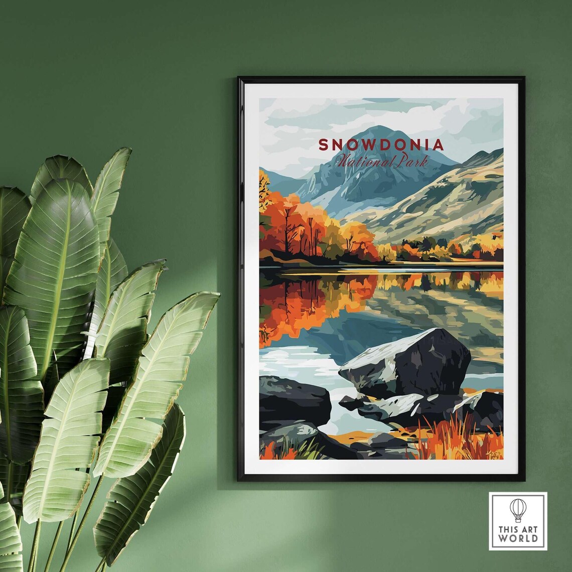 Snowdonia National Park, Wales Travel Poster - Image 2