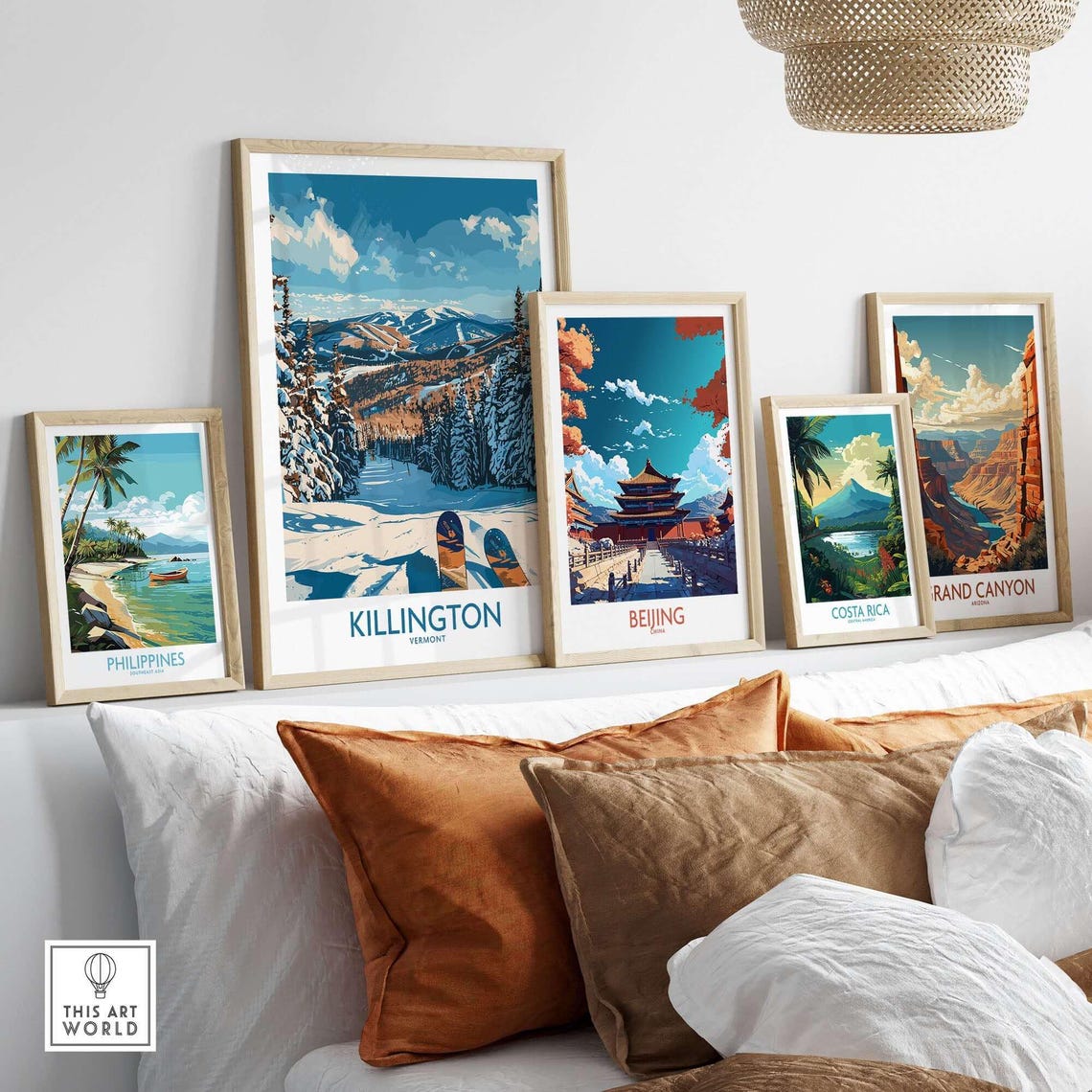 Killington Vermont Ski Poster, Gift for Art Lovers - Image 3